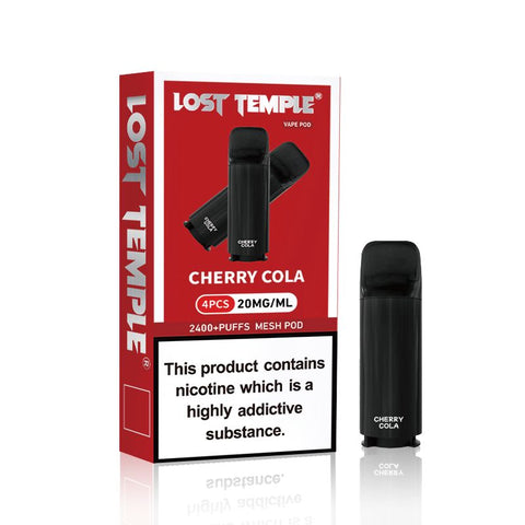 Lost Temple 2400 Puffs Pre-filled Pods - Pack of 4 - brandedwholesaleuk