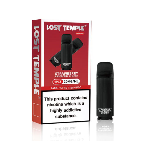Lost Temple 2400 Puffs Pre-filled Pods - Pack of 4 - brandedwholesaleuk