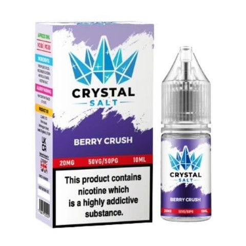 Crystal Nic Salts - 10ml E-liquids - Box of 5 - brandedwholesaleuk