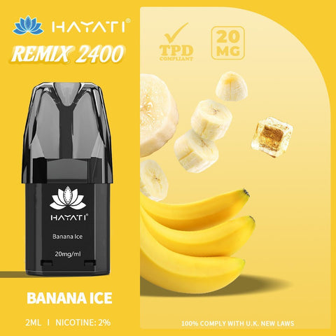 Hayati Remix 2400 Puffs Replacement Pods - brandedwholesaleuk