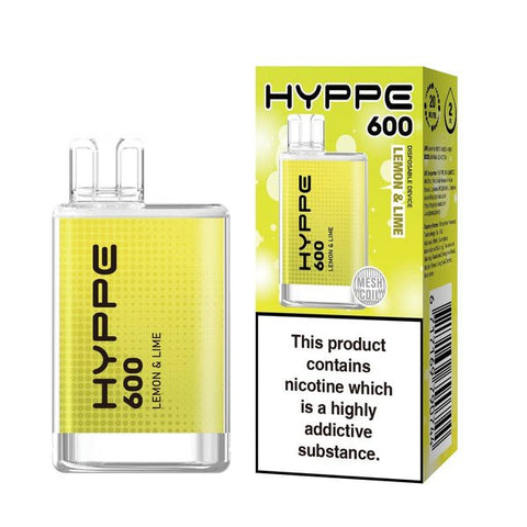 Hyppe 600 Crystal Disposable Vape Pod - Box of 10 - brandedwholesaleuk
