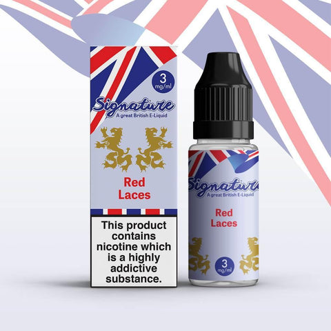 Signature - Red Laces - 10ml (Pack of 10) - brandedwholesaleuk
