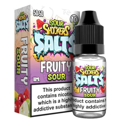 Sour Shockers Salts -10ml Nic Salt (Pack of 5) - brandedwholesaleuk