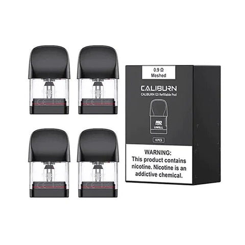 Uwell Caliburn G3 Replacement Pods - Pack of 4 - brandedwholesaleuk