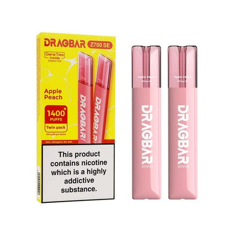 Voopoo Dragbar Z700 SE Disposable Vape Pen - Twin Pack (Pack of 2) - Box of 5 - brandedwholesaleuk