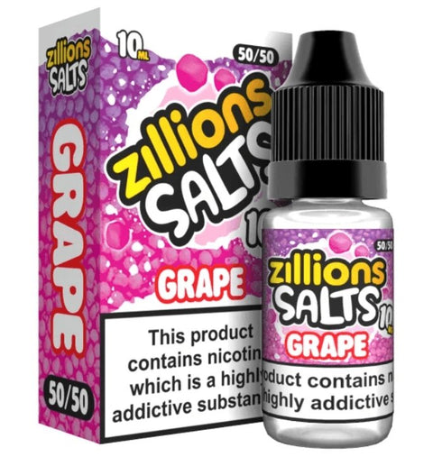 Zillion - 10ml - Nic Salt (Pack of 5) - brandedwholesaleuk